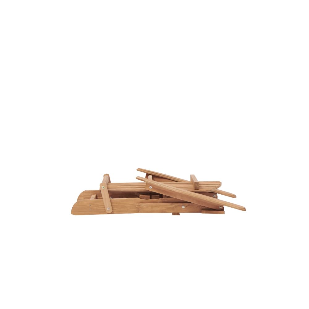 Solid Cedar Wood Folding Adirondack Chair Set of 2 V933484