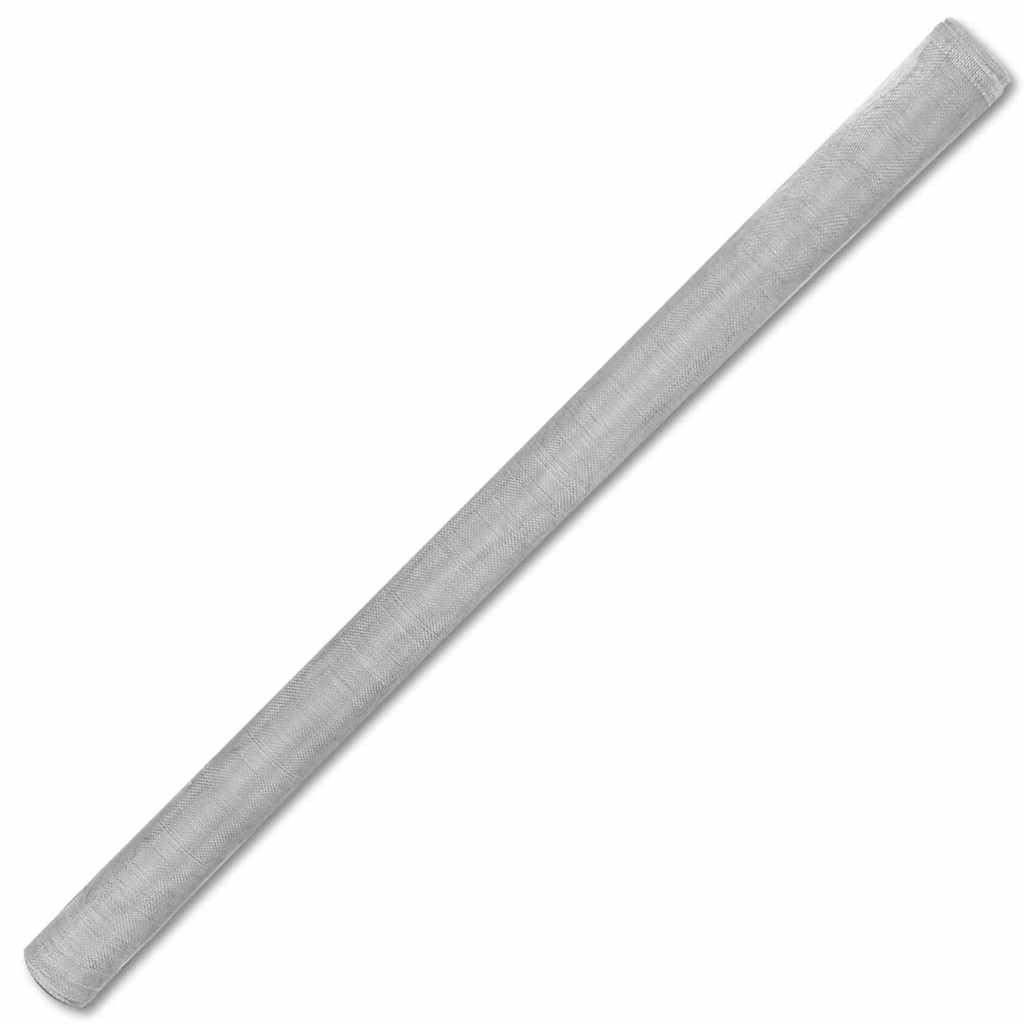 Aluminum Mesh Screen 39.4x196.9 Inches Silver C90873