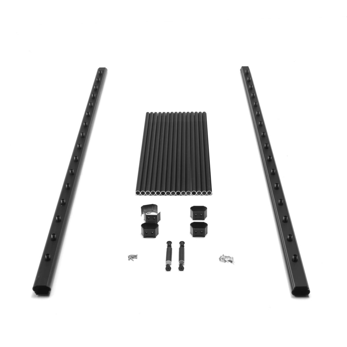 Aluminum Textured Black Line Rail Kit D34682