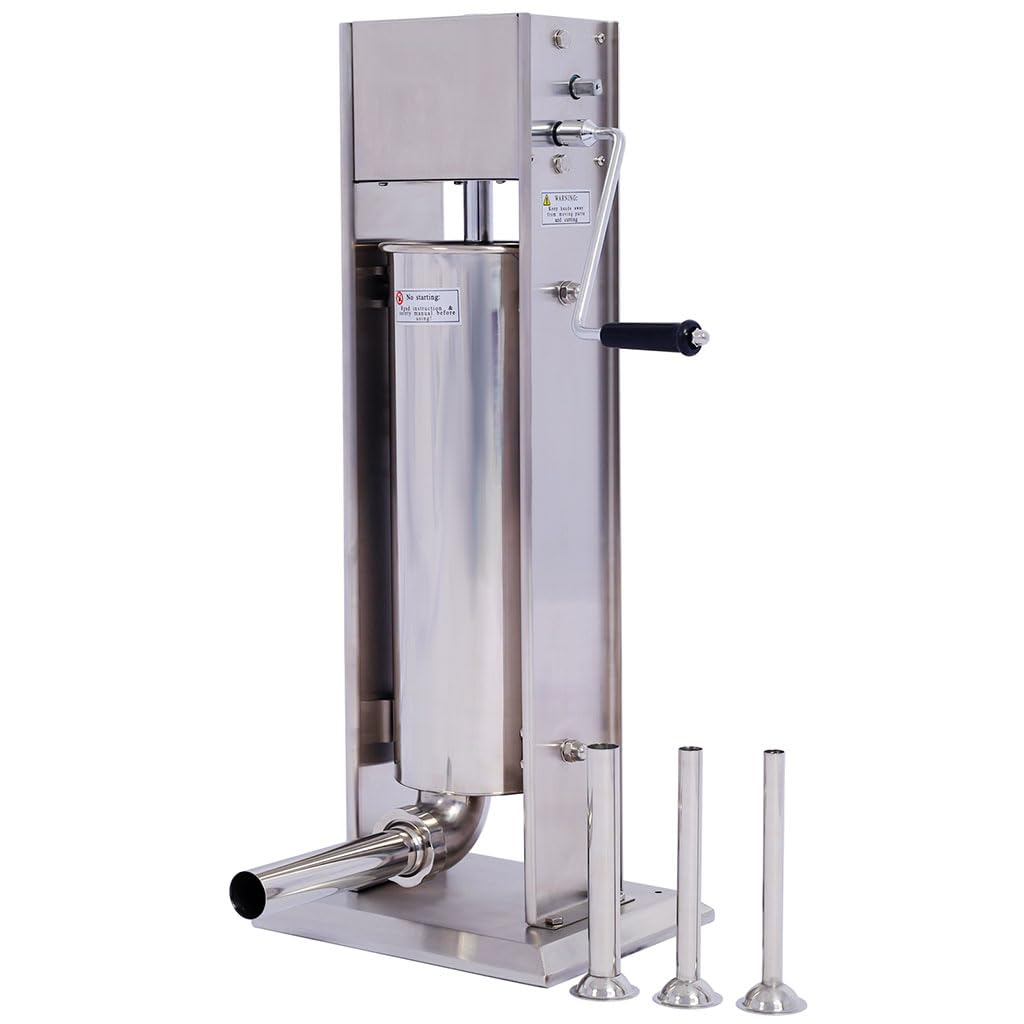 7L Stainless Steel Manual Vertical Sausage Stuffer X920487