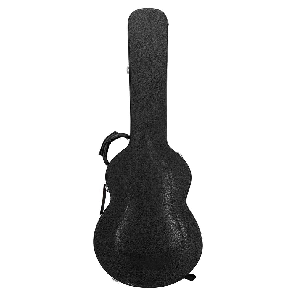 Portable Electric Guitar Hard Case, PU Leather, Black F113