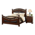 California King Bed with Arched Headboard and Curved Footboard L44634