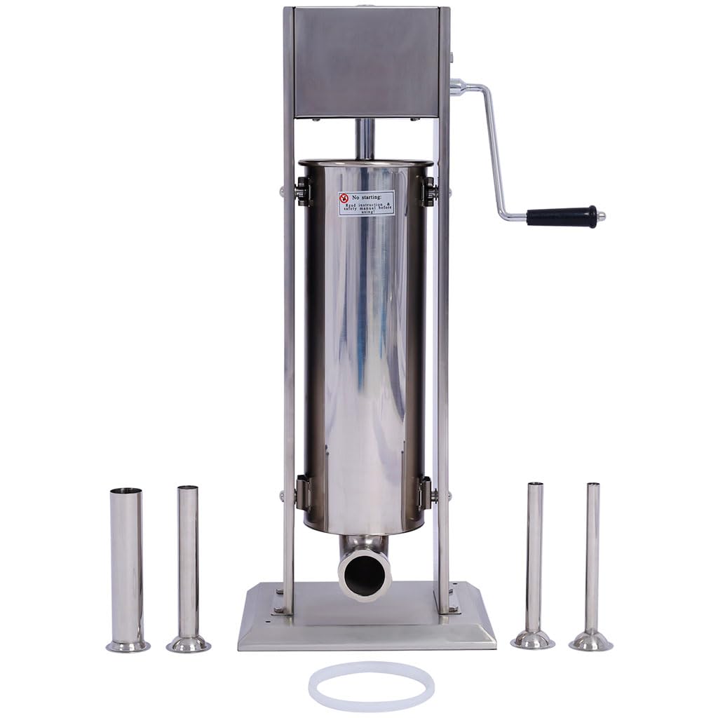 7L Stainless Steel Manual Vertical Sausage Stuffer X920487