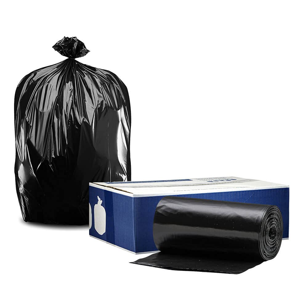 40-45 Gallon Trash Bags On Rolls 1.2 Mil 100 Count A875