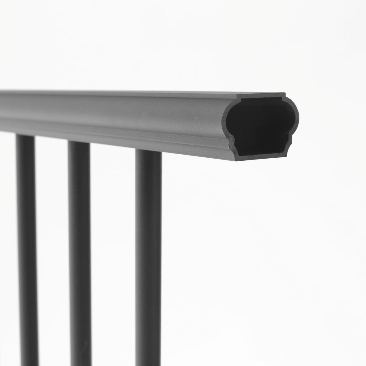 Aluminum Textured Black Line Rail Kit D34682