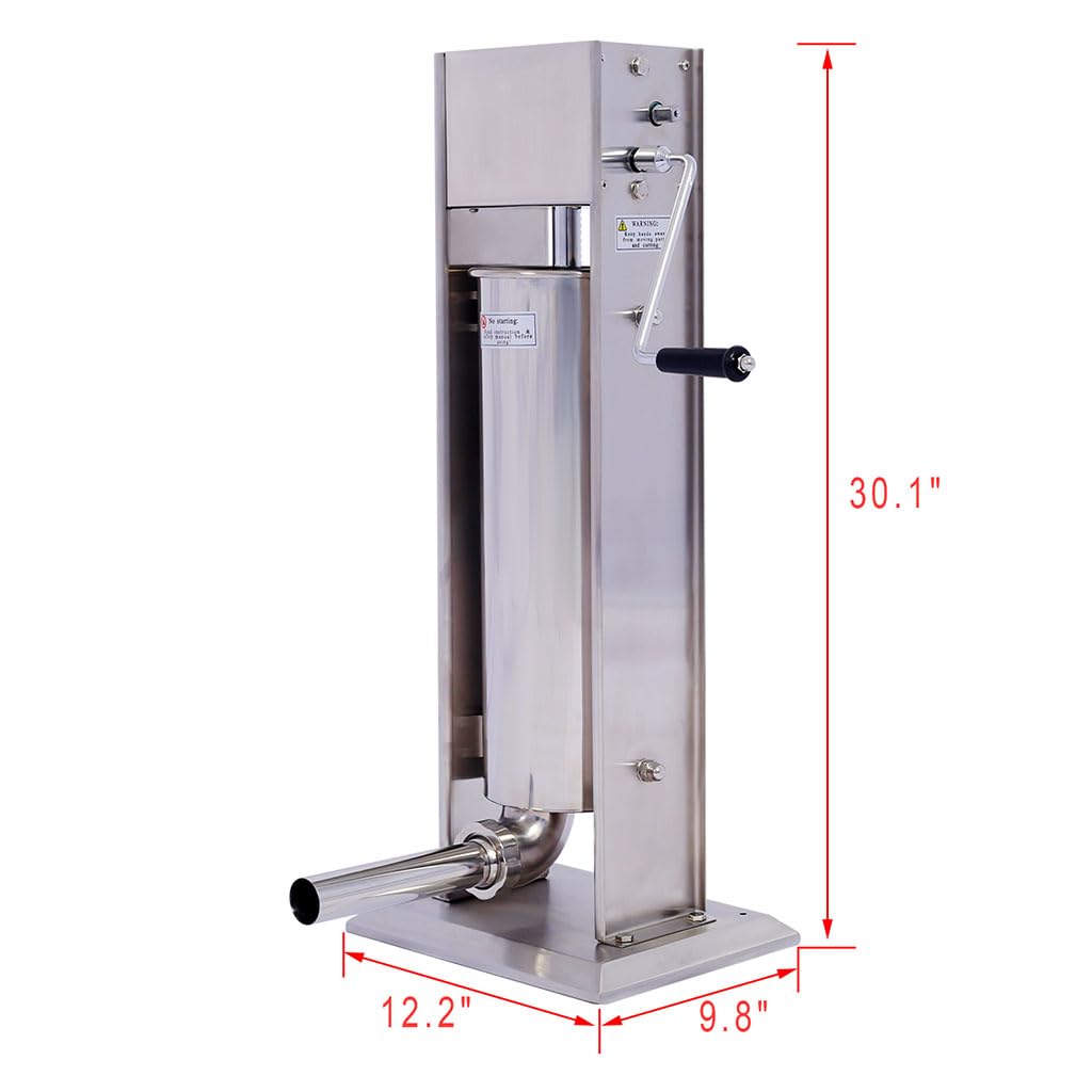 7L Stainless Steel Manual Vertical Sausage Stuffer X920487