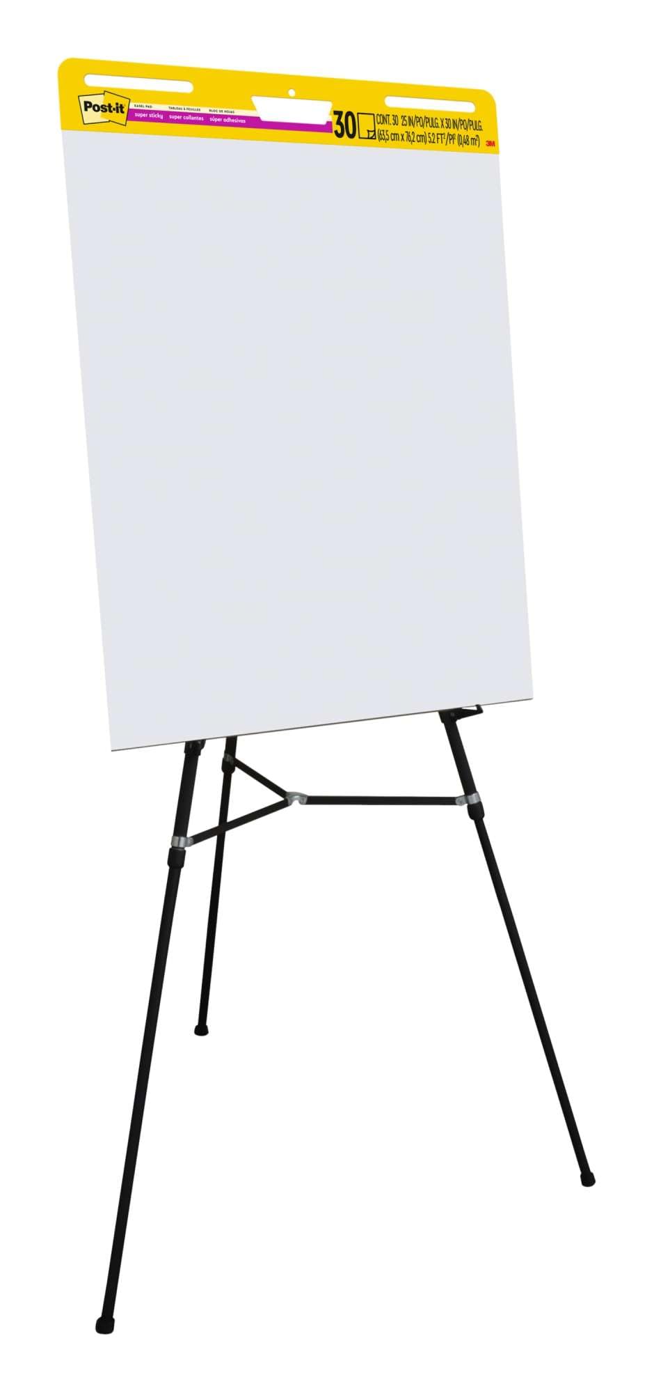 Self-Stick Easel Pad Value Pack, Quadrille Rule, 25 x 30, White, 30 Sheets, 4/Carton N91993