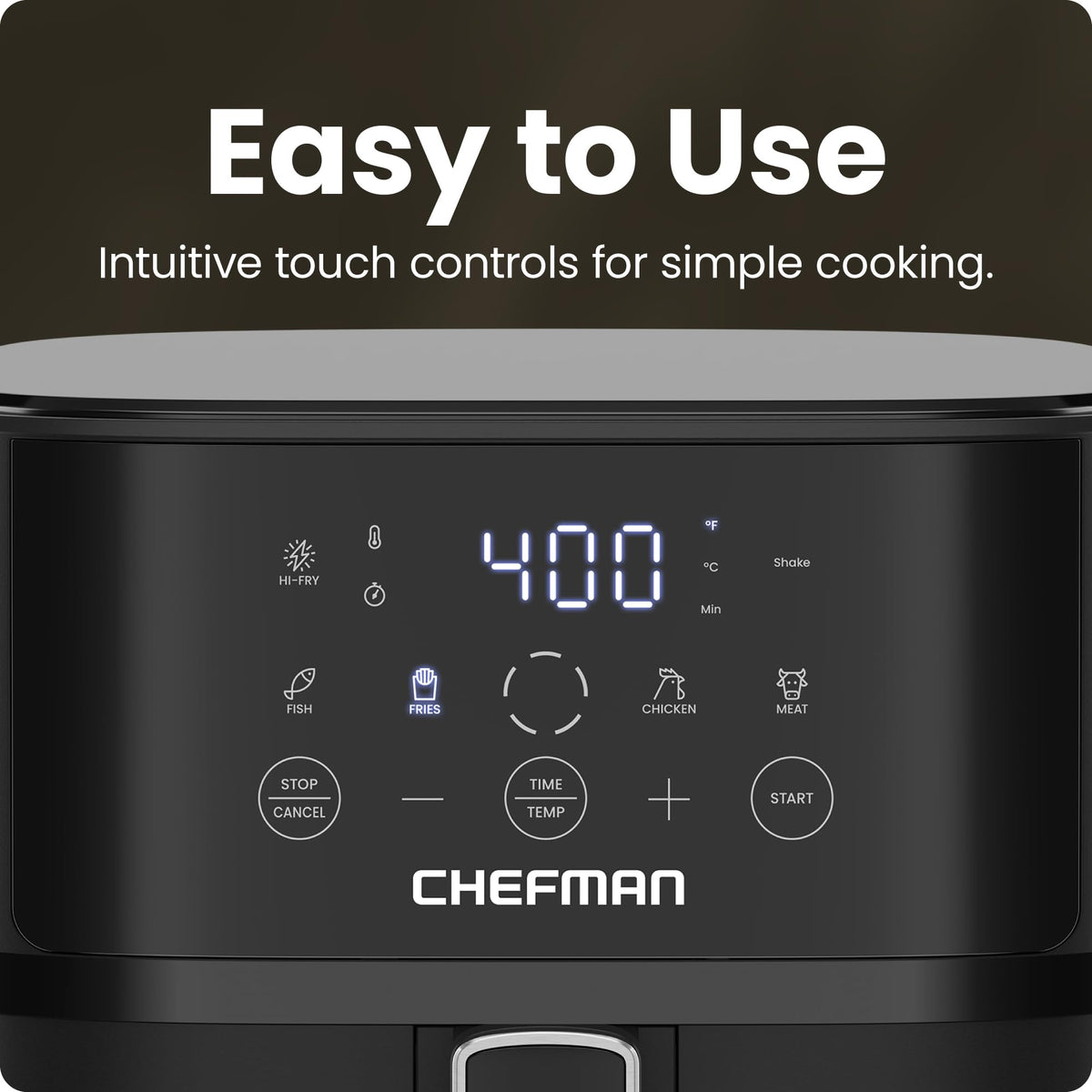6 QT Compact Nonstick Air Fryer J580414