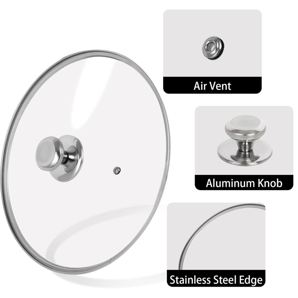 10.25 inch Tempered Glass Lid F27129