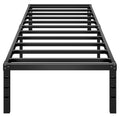 14 Inch Tall Black Metal Platform Twin Size Bed Frame R791