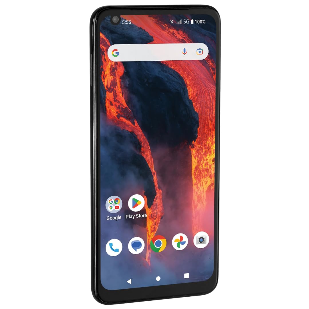 5G Smartphone 64GB 6GB 6.78" HD+ 48MP Triple Camera Black E45429