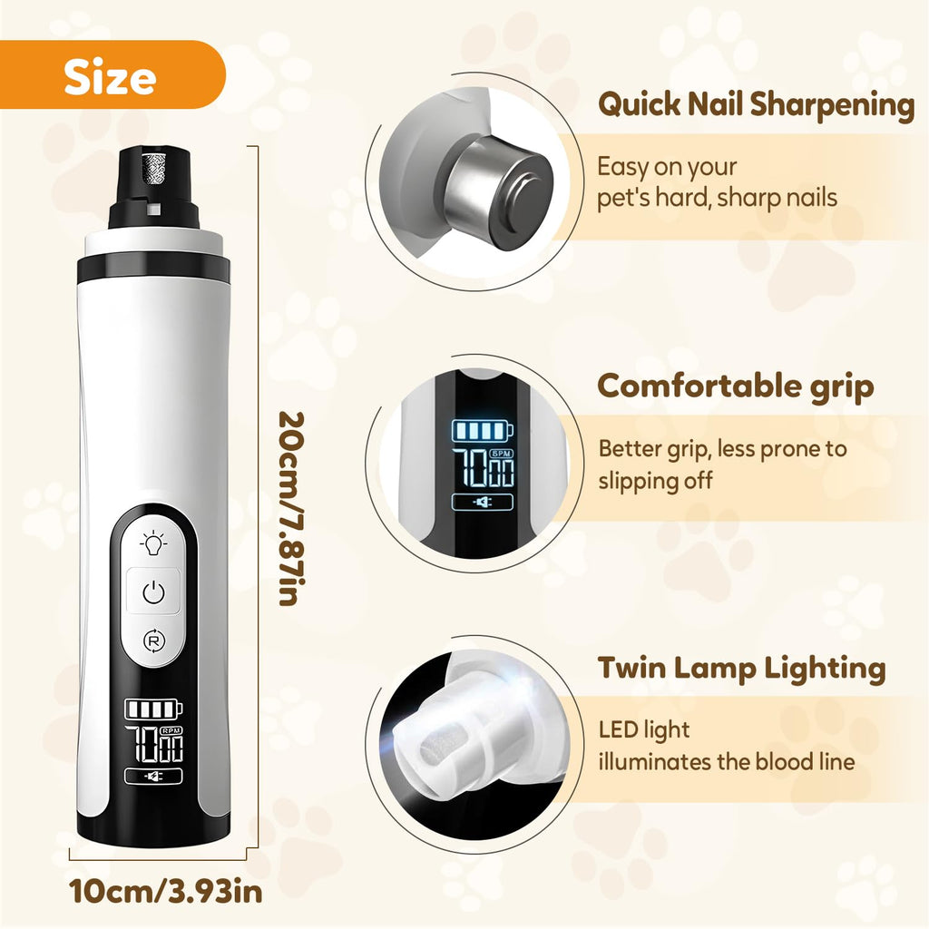 Rechargeable Portable Electric Pet Nail Grinder G76837