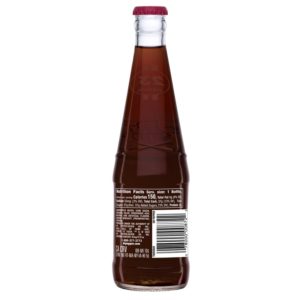 Real Sugar Soda 12 Oz Glass Bottle Pack of 6 G9515