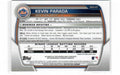 2023 Bowman Chrome Mega Box Mojo Autographed Refractor Blue #BMA-KP Kevin Parada Autographed /150 New York Mets Baseball NM-MT Z977308