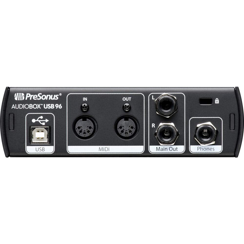 USB Audio MIDI Interface Recording Bundle with Condenser Microphone and Headphones R15219