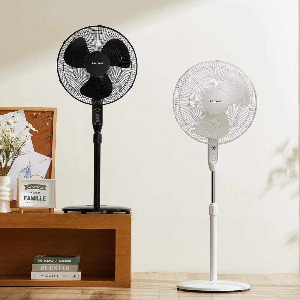 16" Adjustable Oscillating Pedestal Fan with Remote G749337