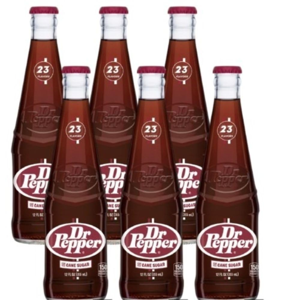 Real Sugar Soda 12 Oz Glass Bottle Pack of 6 G9515