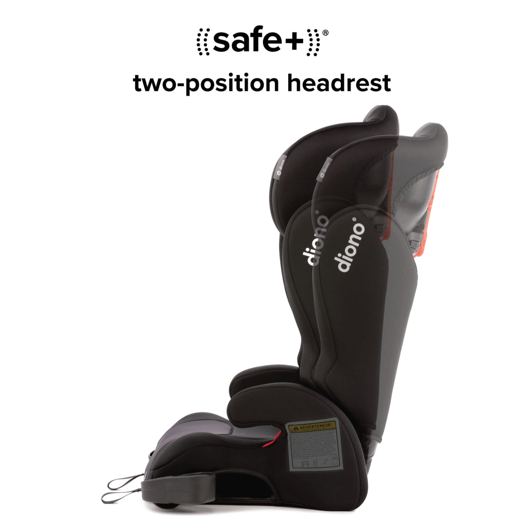 2-in-1 Belt Positioning Booster Seat, Black L845