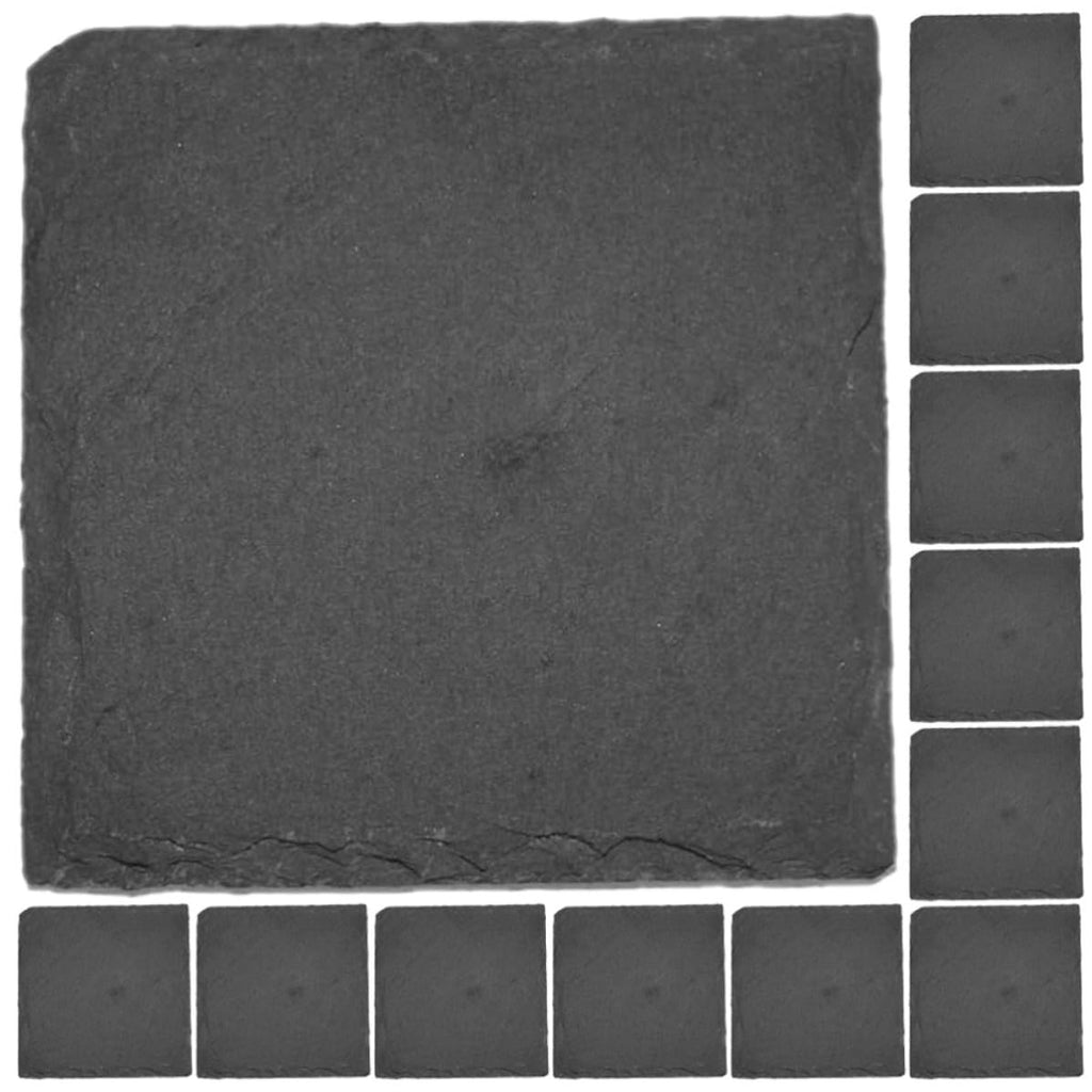 12pcs Natural Stone Coasters with Non Slip Bottom S84627