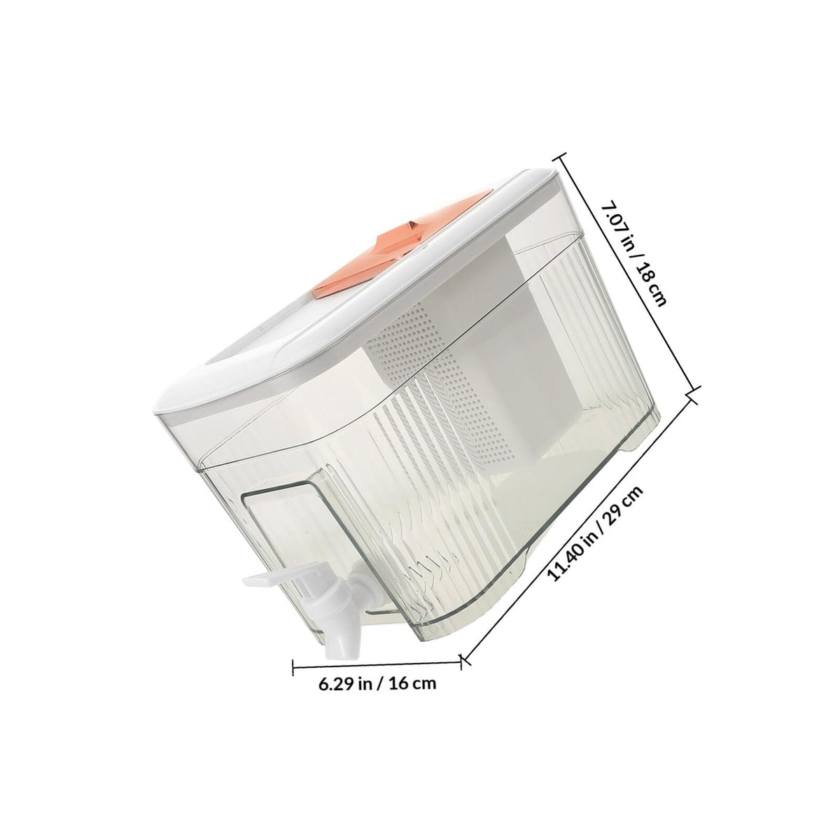 Cold Water Jug with Faucet White T588398