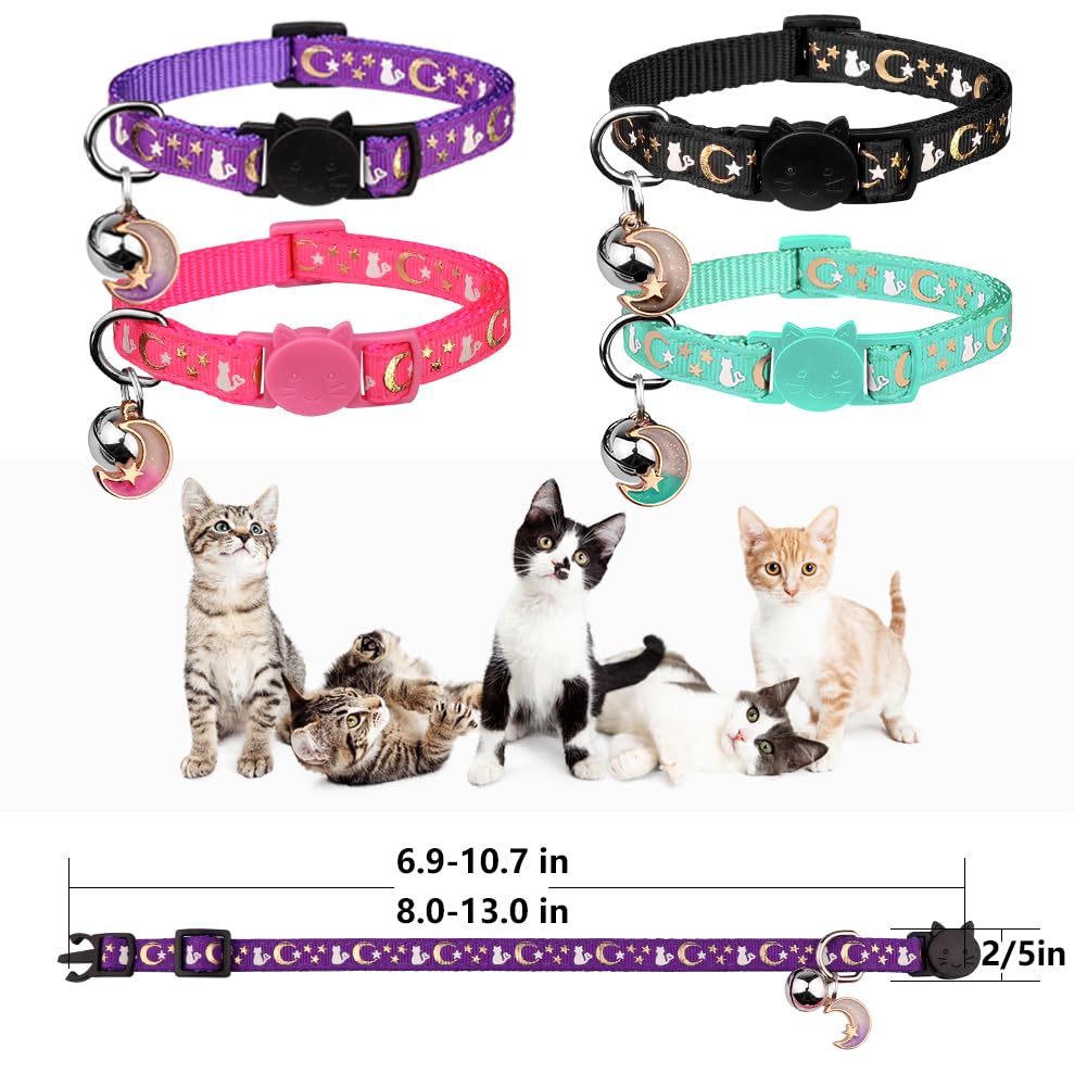 Breakaway Cat Collar with Bells 4PCS L65572