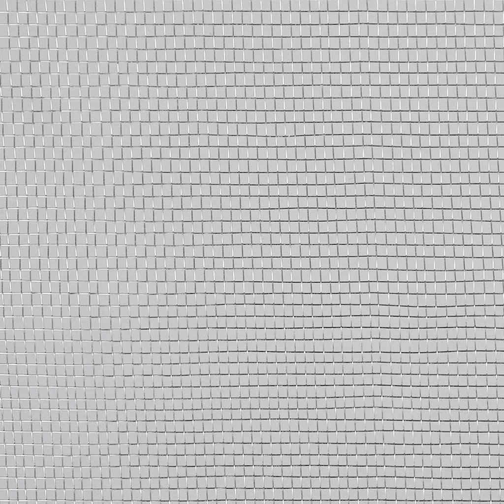 Aluminum Mesh Screen 39.4x196.9 Inches Silver C90873