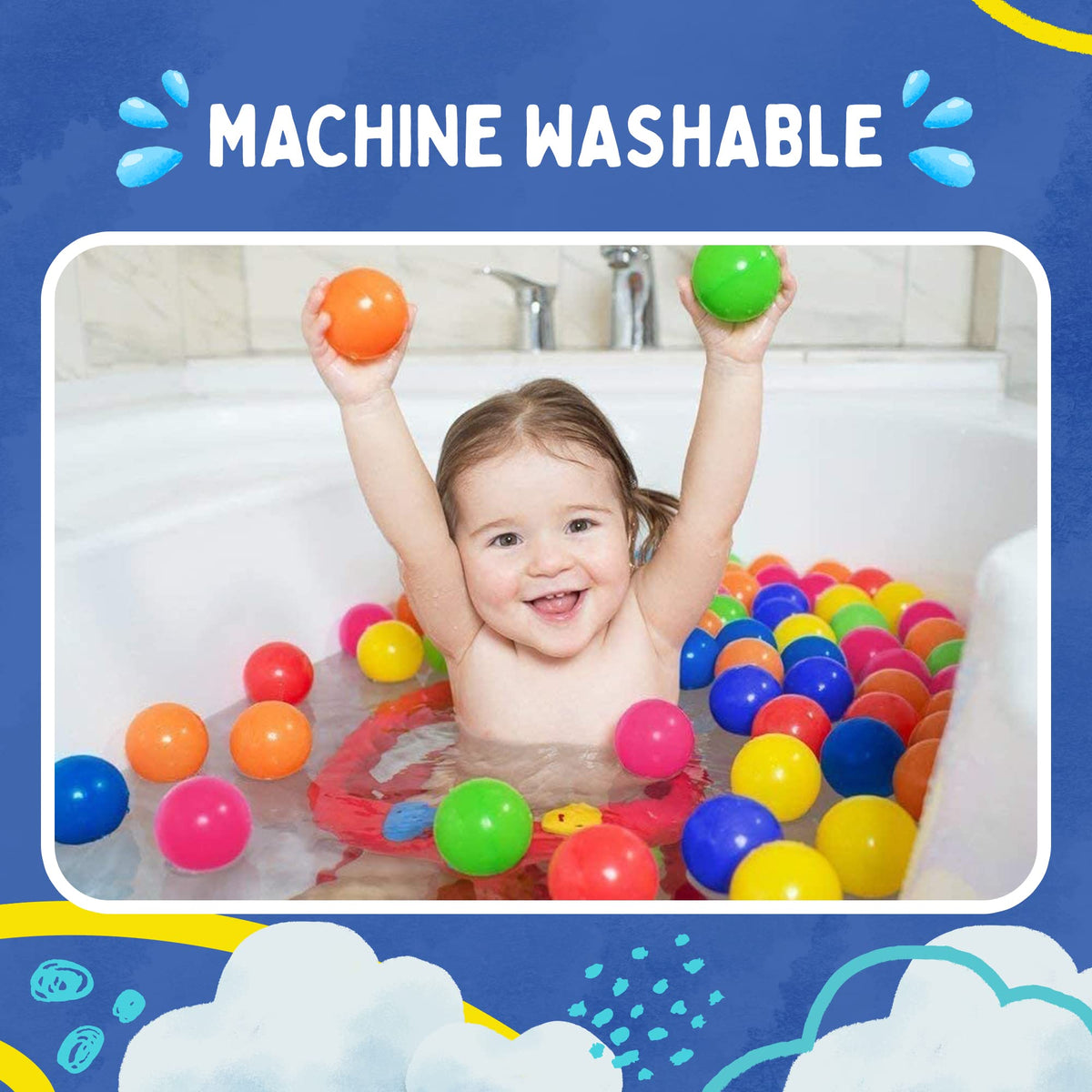 200 Count Plastic Ball Pit Balls G1953
