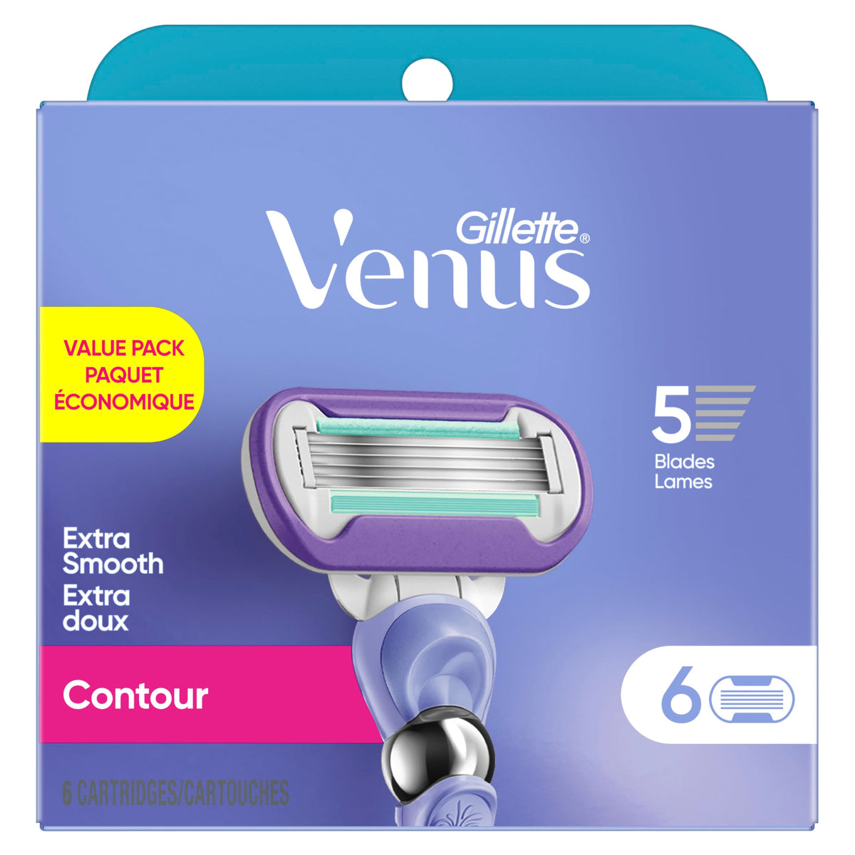 6 Count Womens Razor Blade Refills P731149