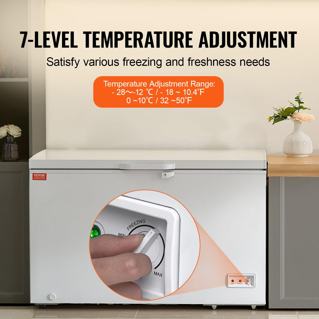 12.8 Cu.ft Chest Freezer with 4 Removable Baskets I675