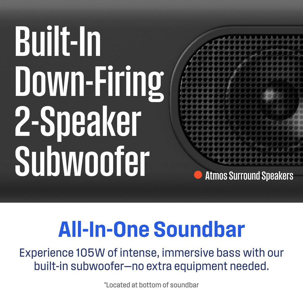 4K 50 Inch TV and 3.1.2 Sound Bar T976