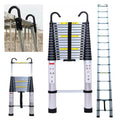 20.34 FT Aluminum Telescoping Extension Ladder 330lbs Capacity W692
