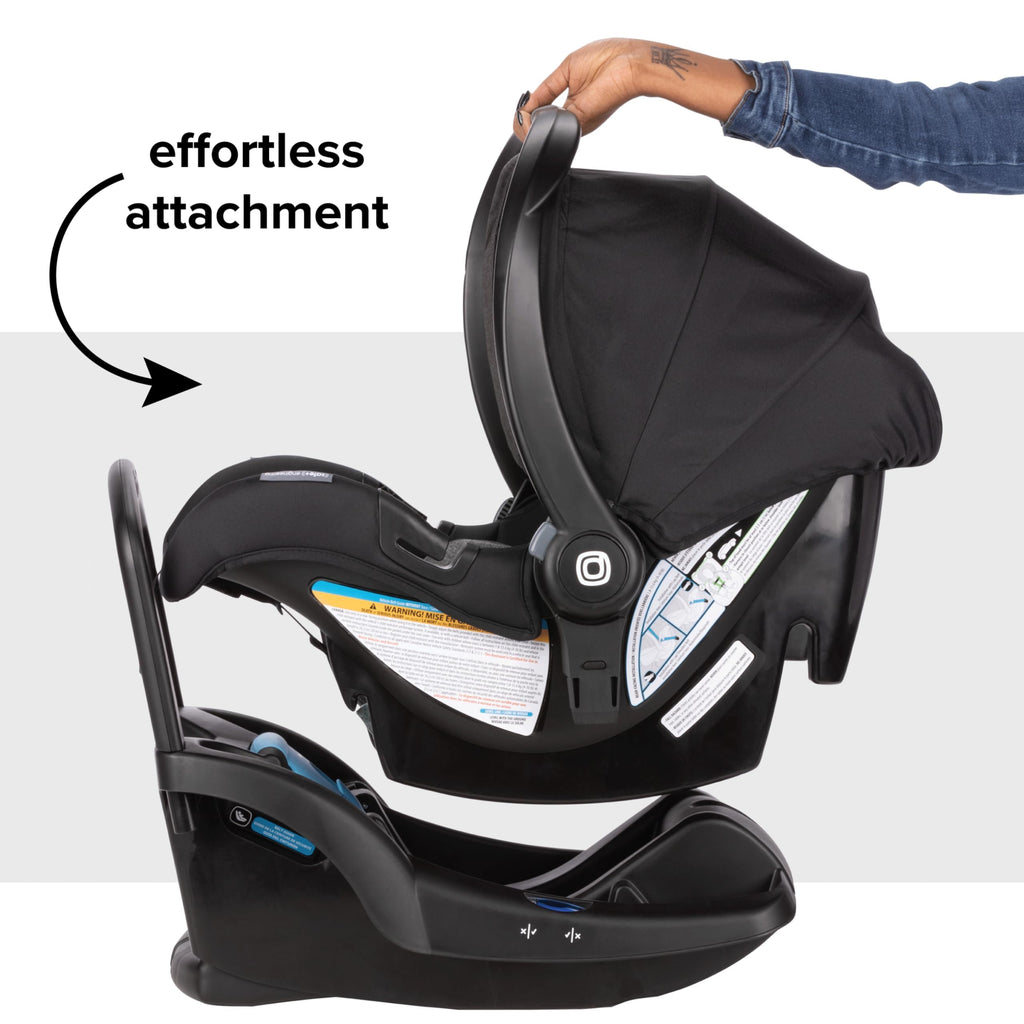 Infant Car Seat and Base, Rear-Facing 4-30lbs, Black Z7985