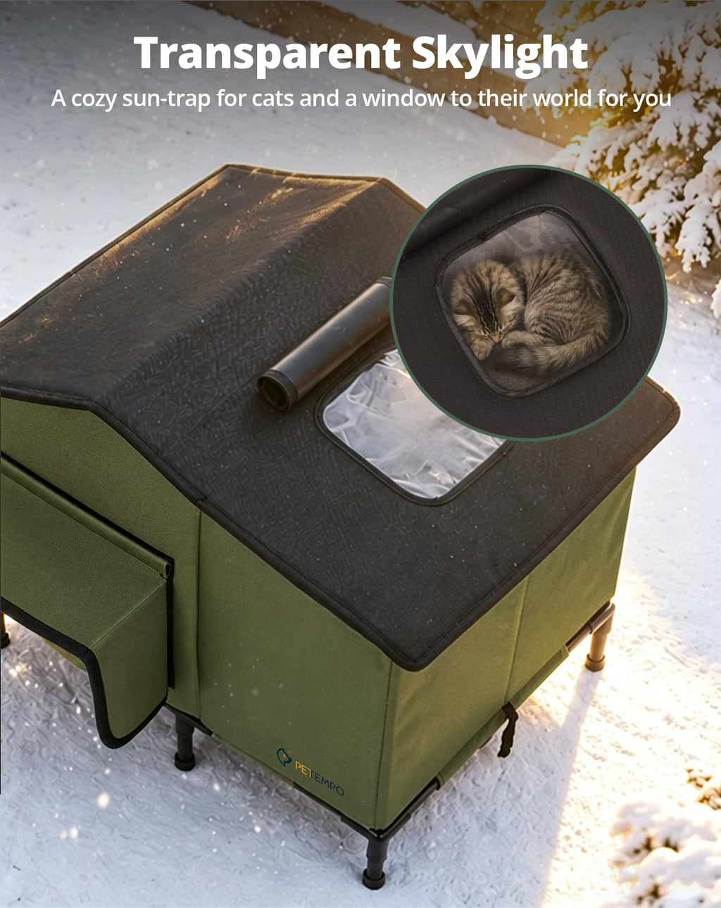 Heated Cat House D9204