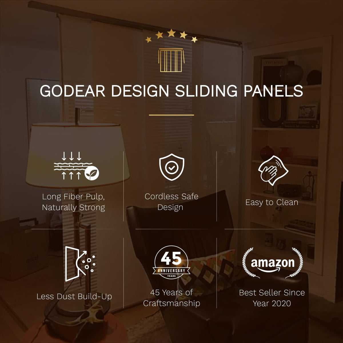 Natural Woven Light Filtering Panel Track Blinds Z8245