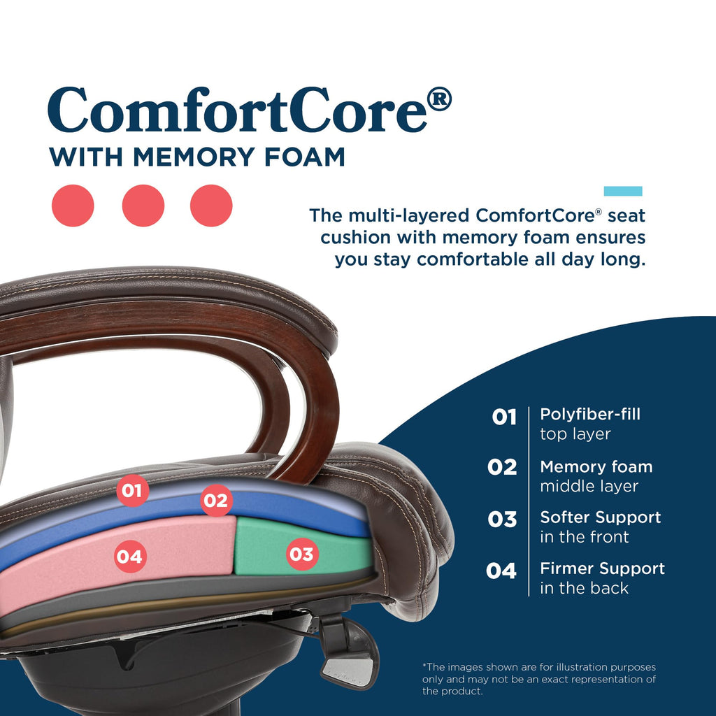 Executive Ergonomic Office Chair with Lumbar Support R4767