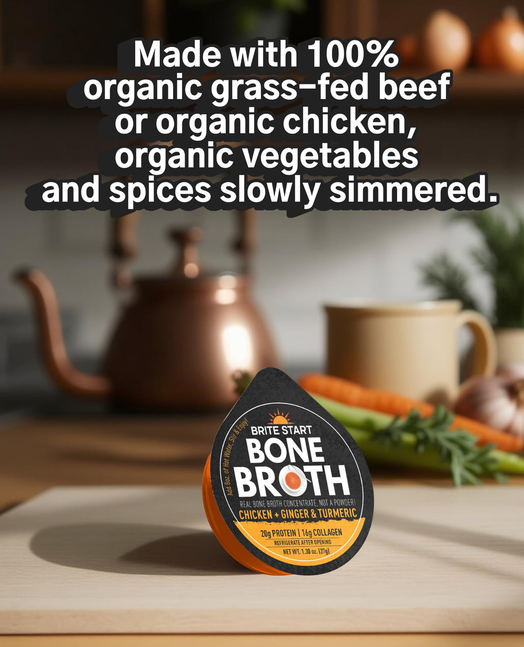 Bone Broth Variety Pack, 4 Flavors, 12 Count N2011