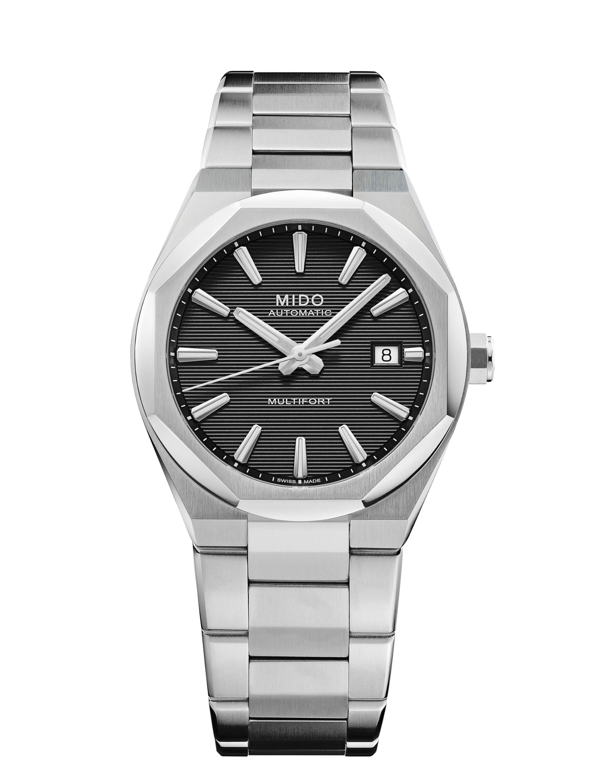Swiss Automatic Watch for Men 40mm Stainless Steel Case O61530