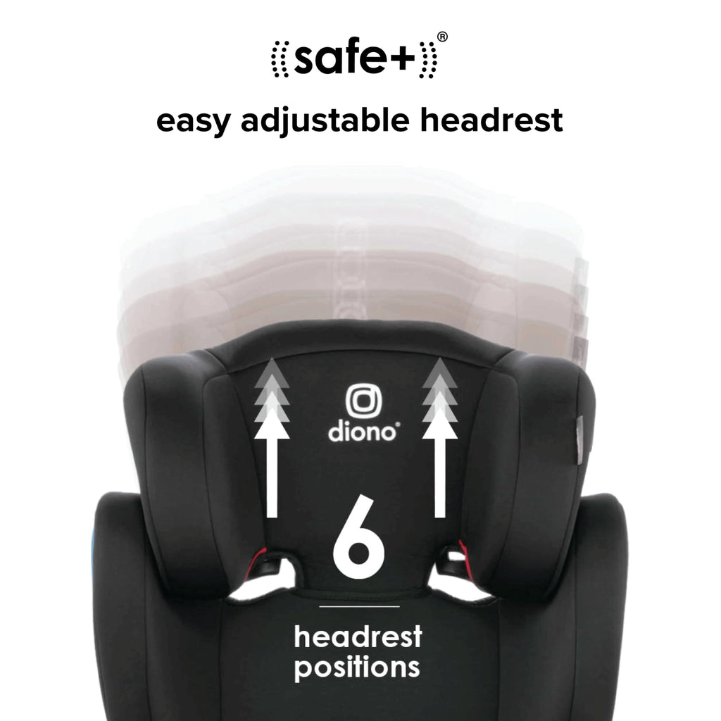 2-in-1 Belt Positioning Booster Seat, Black L845