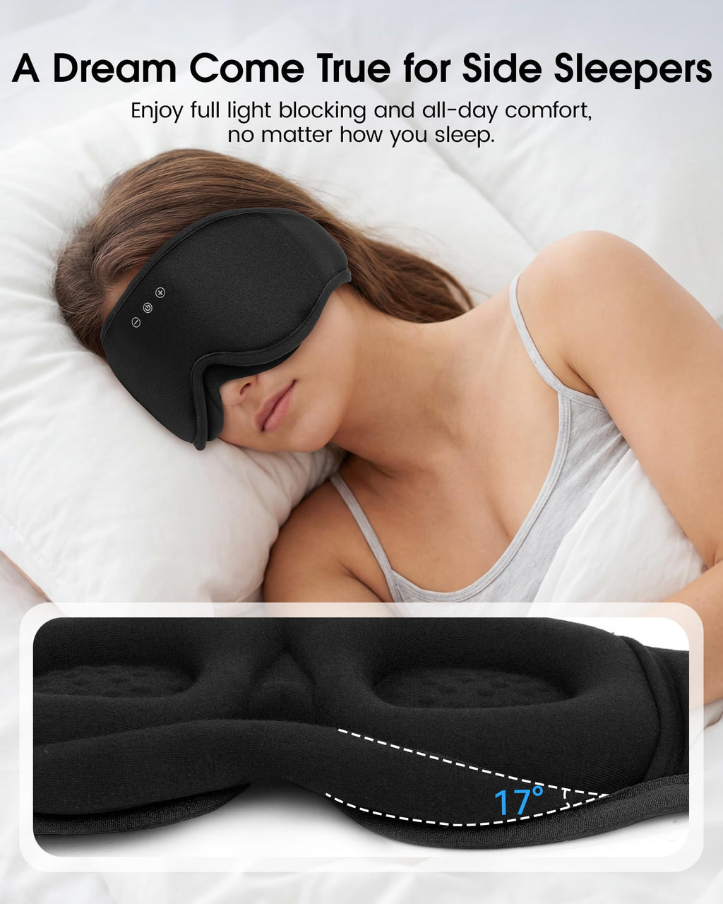 Sleep Mask Bluetooth Headphones K353025