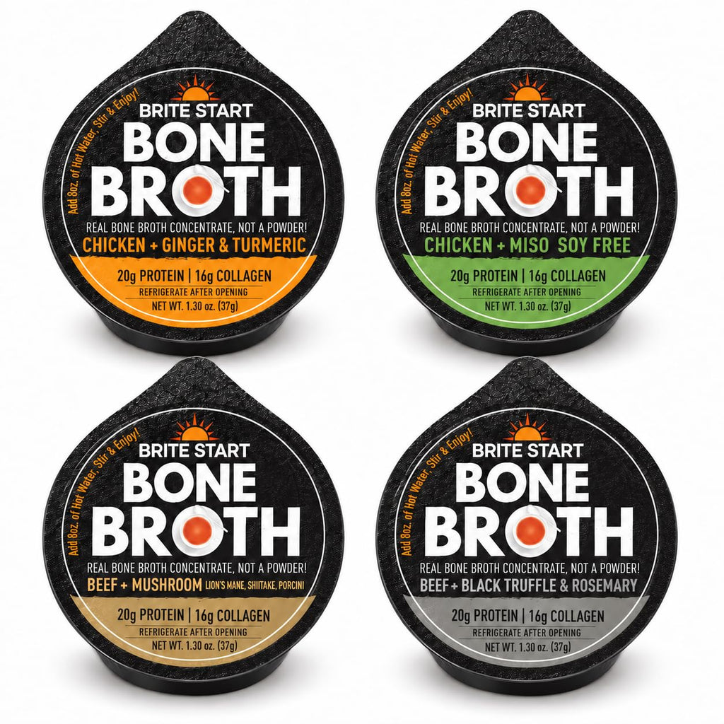 Bone Broth Variety Pack, 4 Flavors, 12 Count N2011