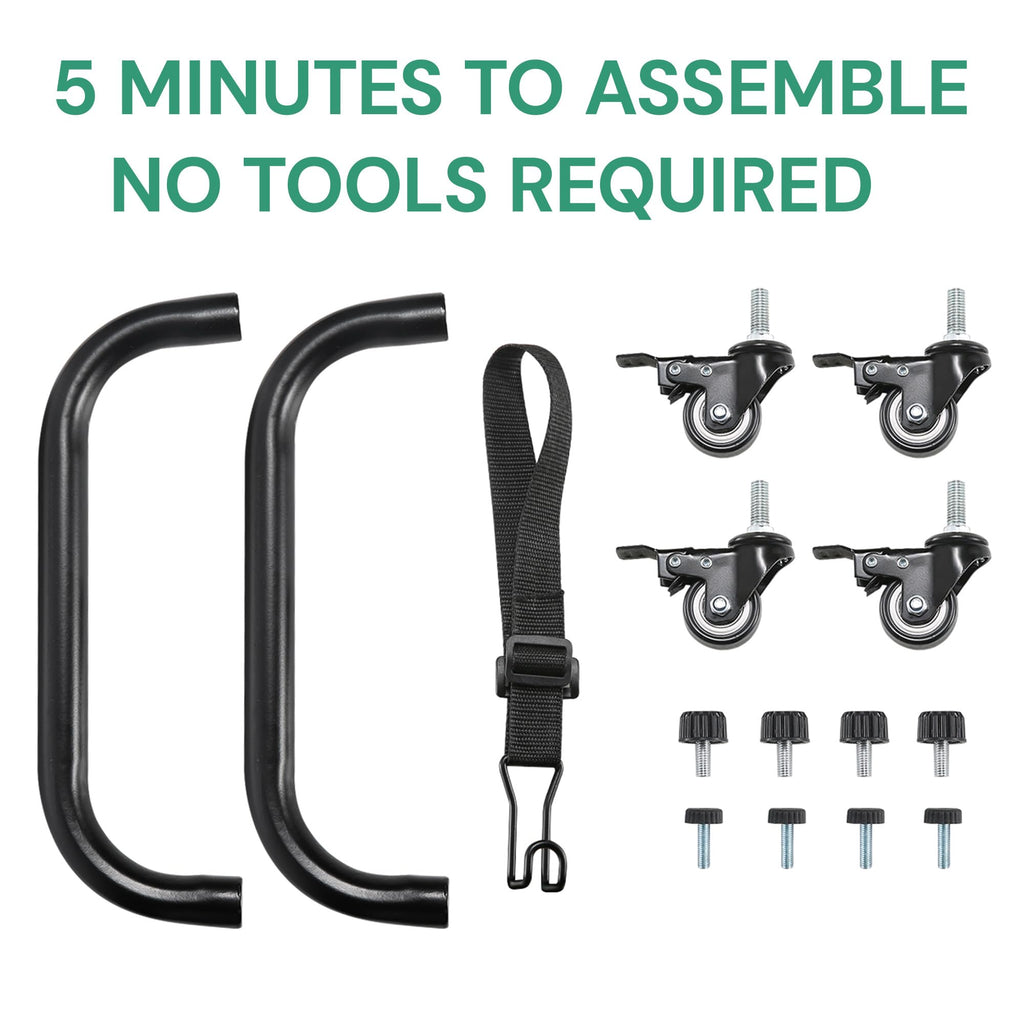 Twin Folding Bed with 5" Memory Foam Mattress U318