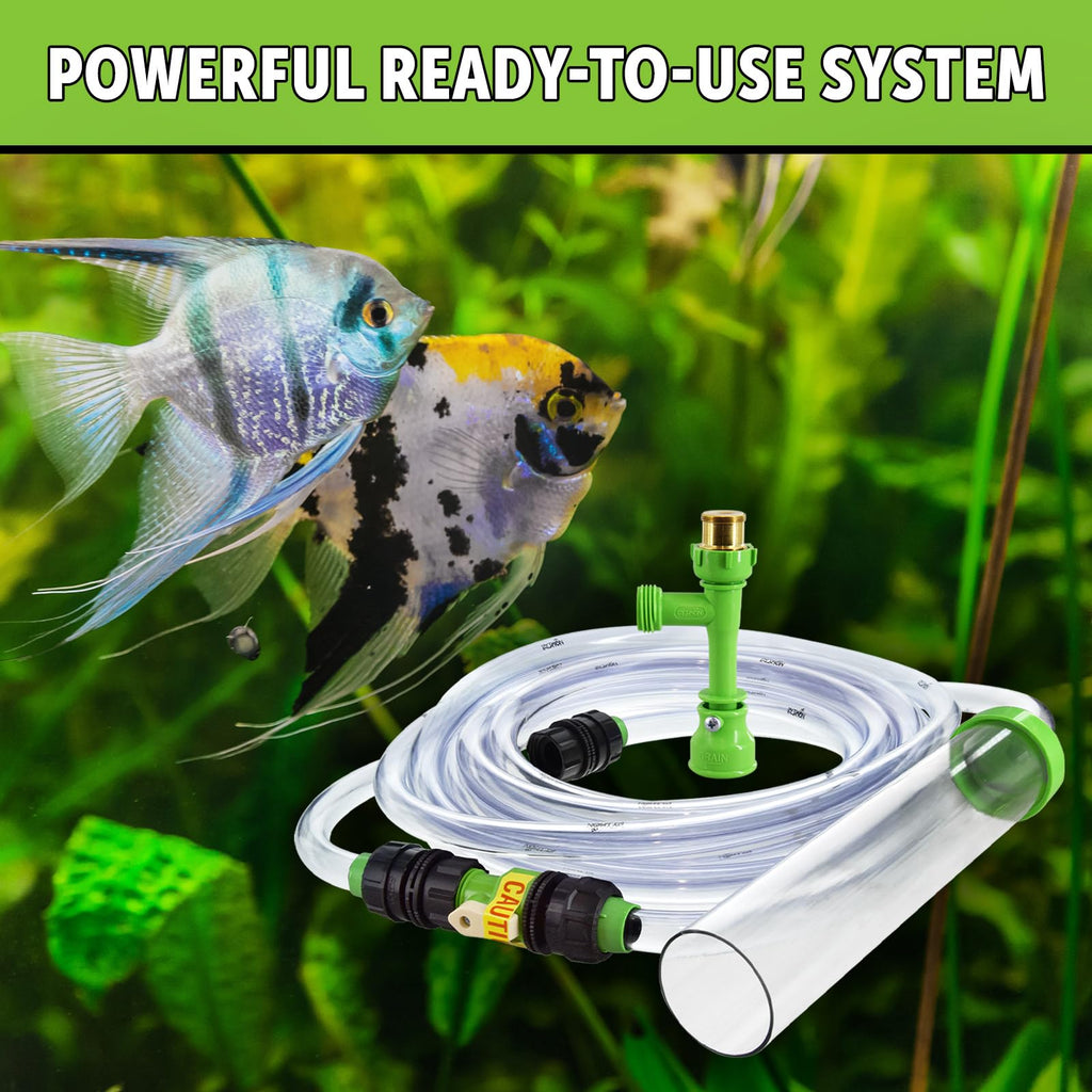 Aquarium Maintenance System, Gravel Cleaner and Water Changer, 25 Foot D53926