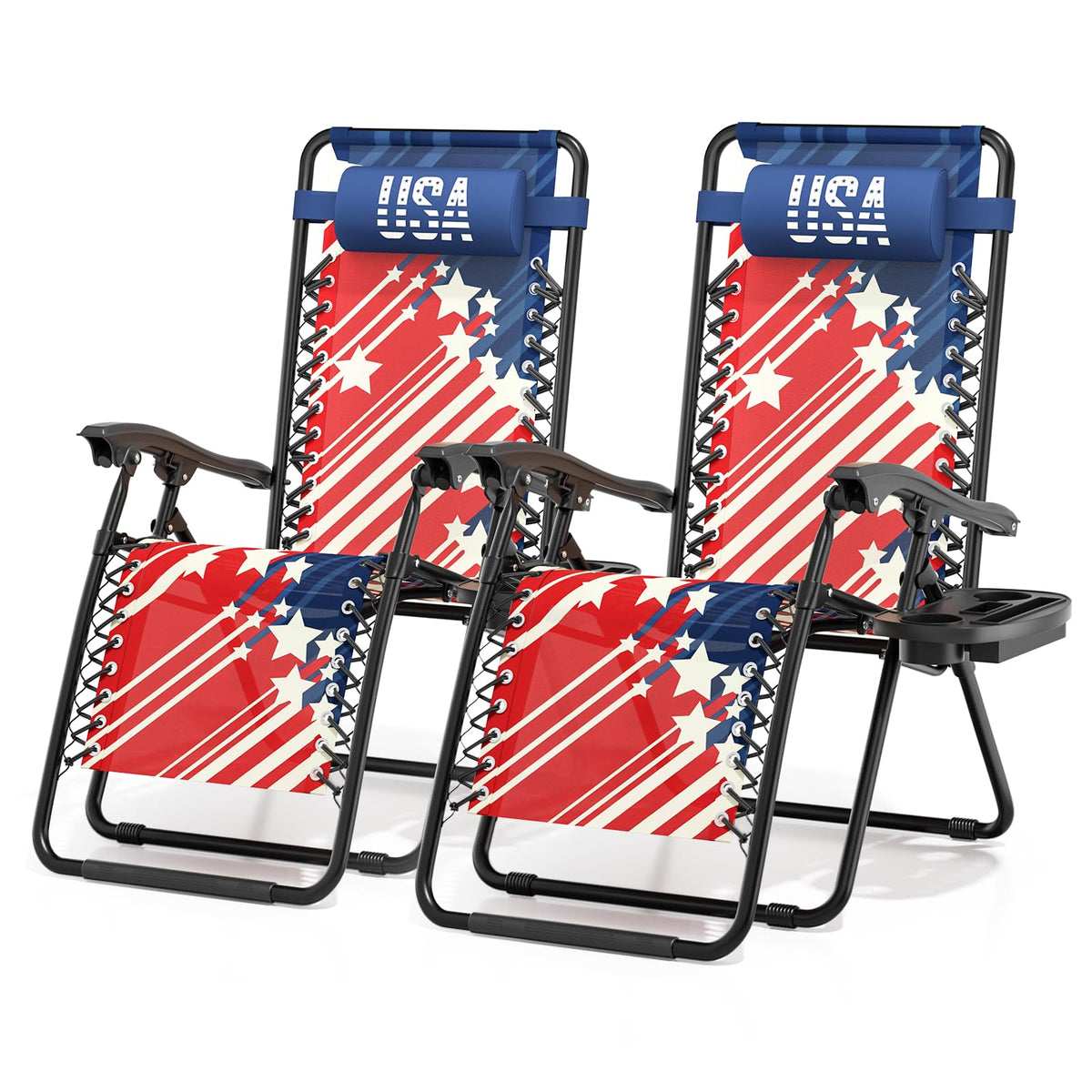 Zero Gravity Reclining Camping Chairs 2 Pack G6173