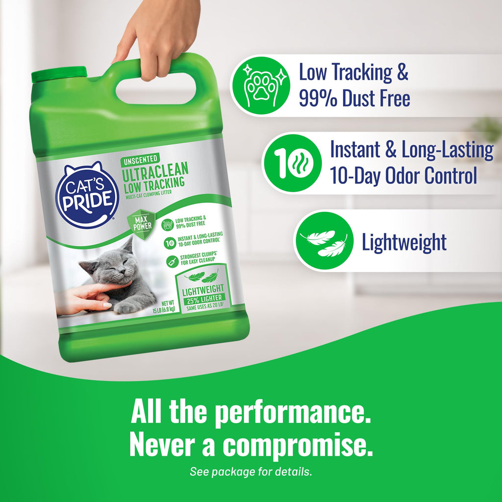 Unscented Clumping Litter 15lb I3562