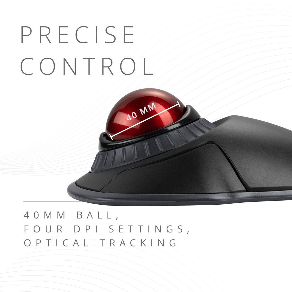 Wireless Trackball with Scroll Ring P668