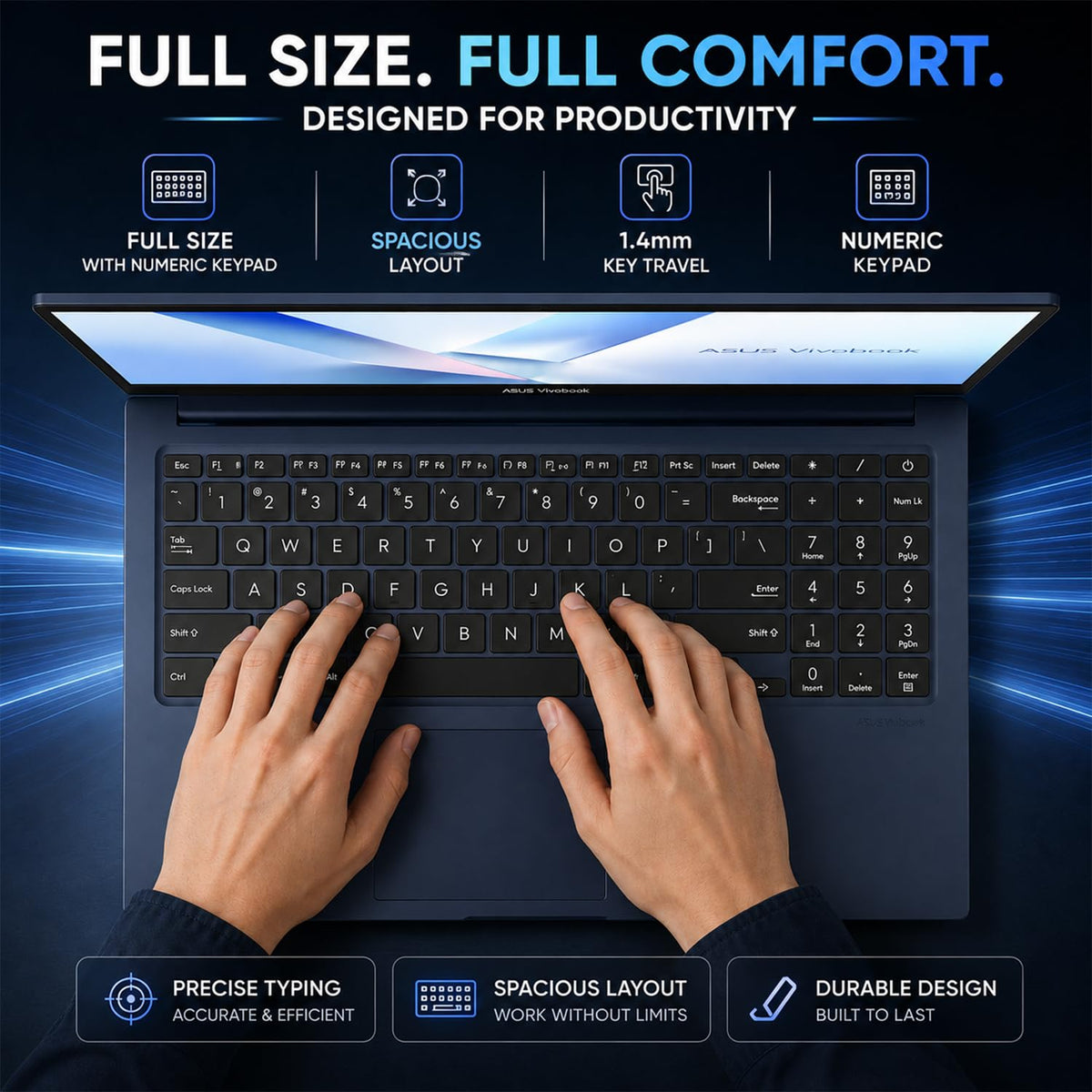 15.6" FHD IPS Intel Core 3 16GB DDR5 256GB SSD Laptop S46705