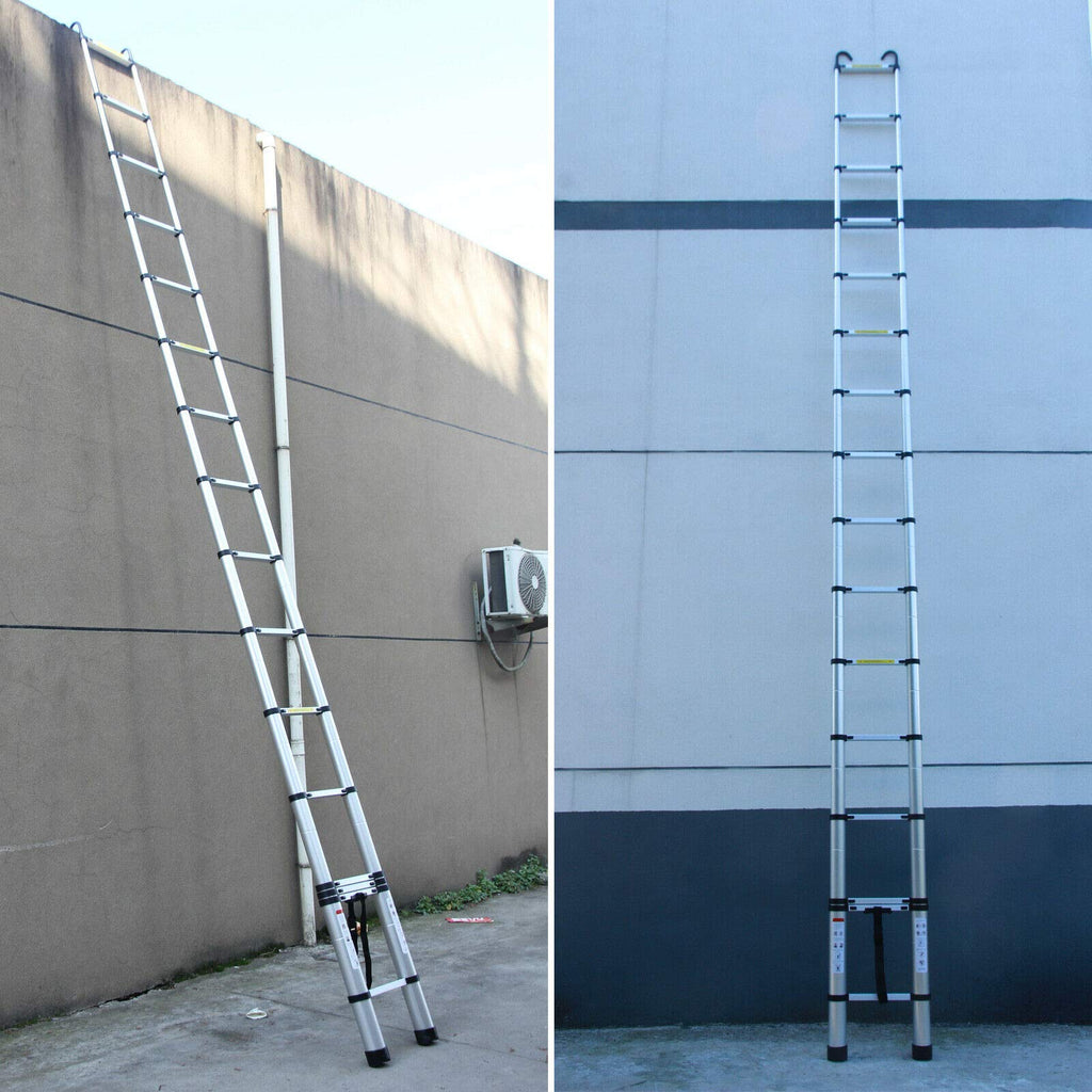 20.34 FT Aluminum Telescoping Extension Ladder 330lbs Capacity W692