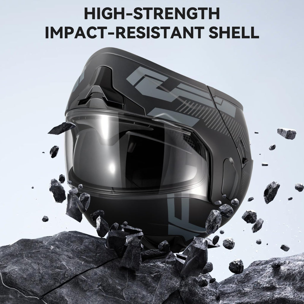 DOT Approved Modular Flip Up Motorcycle Helmet J539