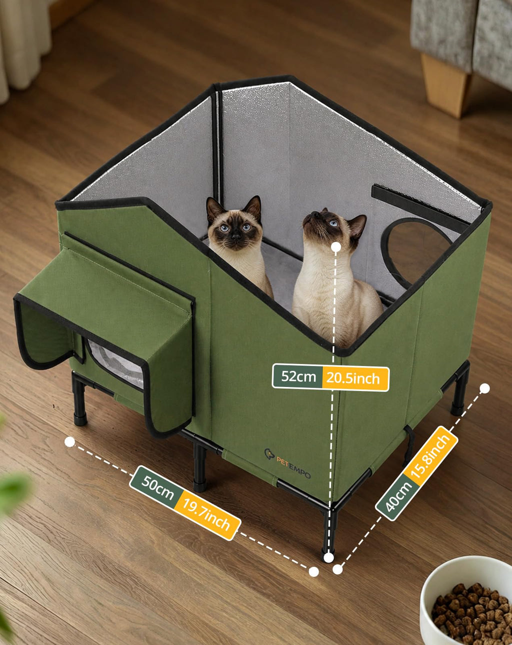 Heated Cat House D9204