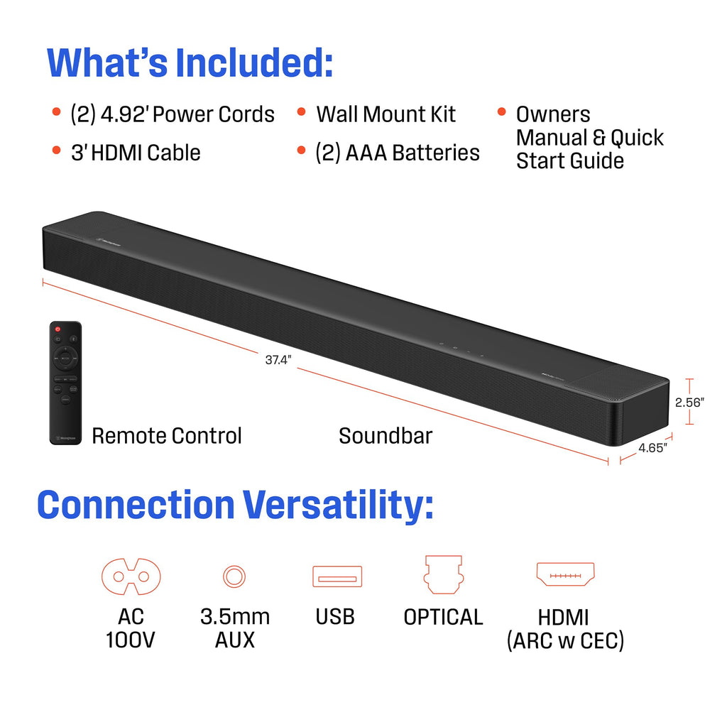 4K 50 Inch TV and 3.1.2 Sound Bar T976